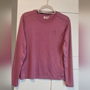 Carhartt Long-Sleeve Crew in Mauve